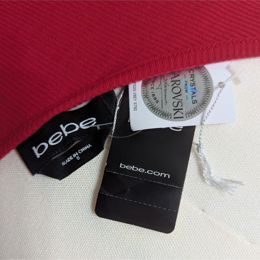 bebe Womens Sz S NWT Single Sleeve Top - Picture 4 of 4